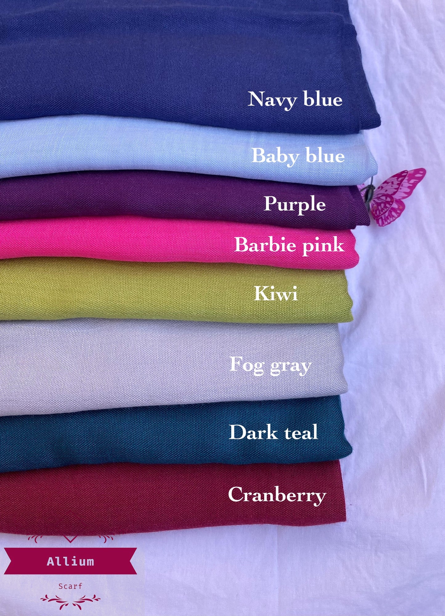 Cotton modal scarves