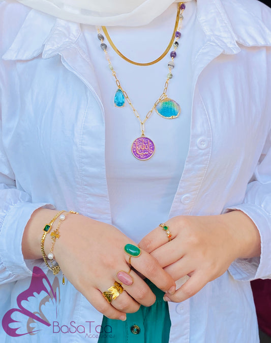 Purple & Blue Necklace