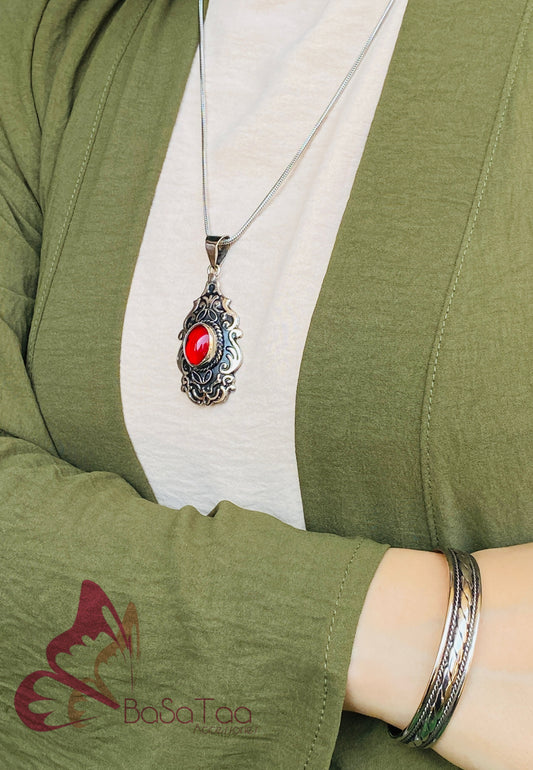 Red Stone Necklace