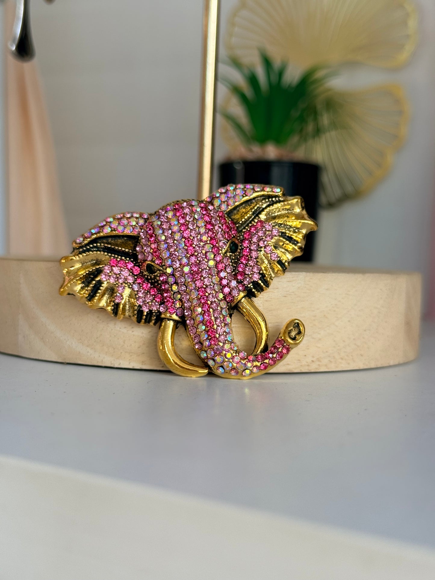 Majestic Elephant Brooch