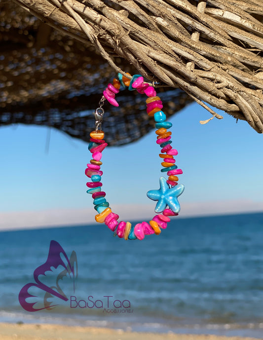 Blue Star Fish Bracelet