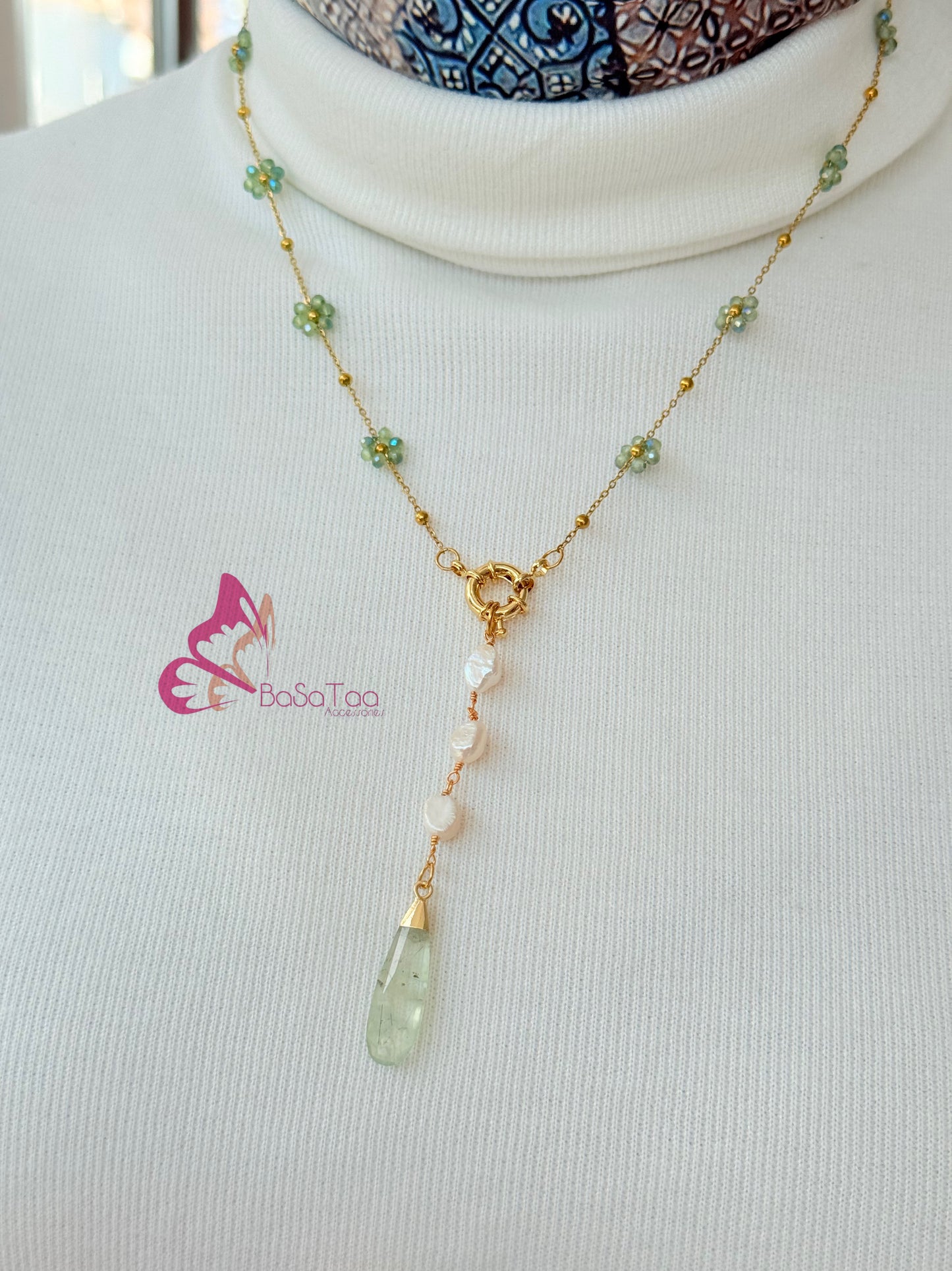 Drop Quarts Necklace