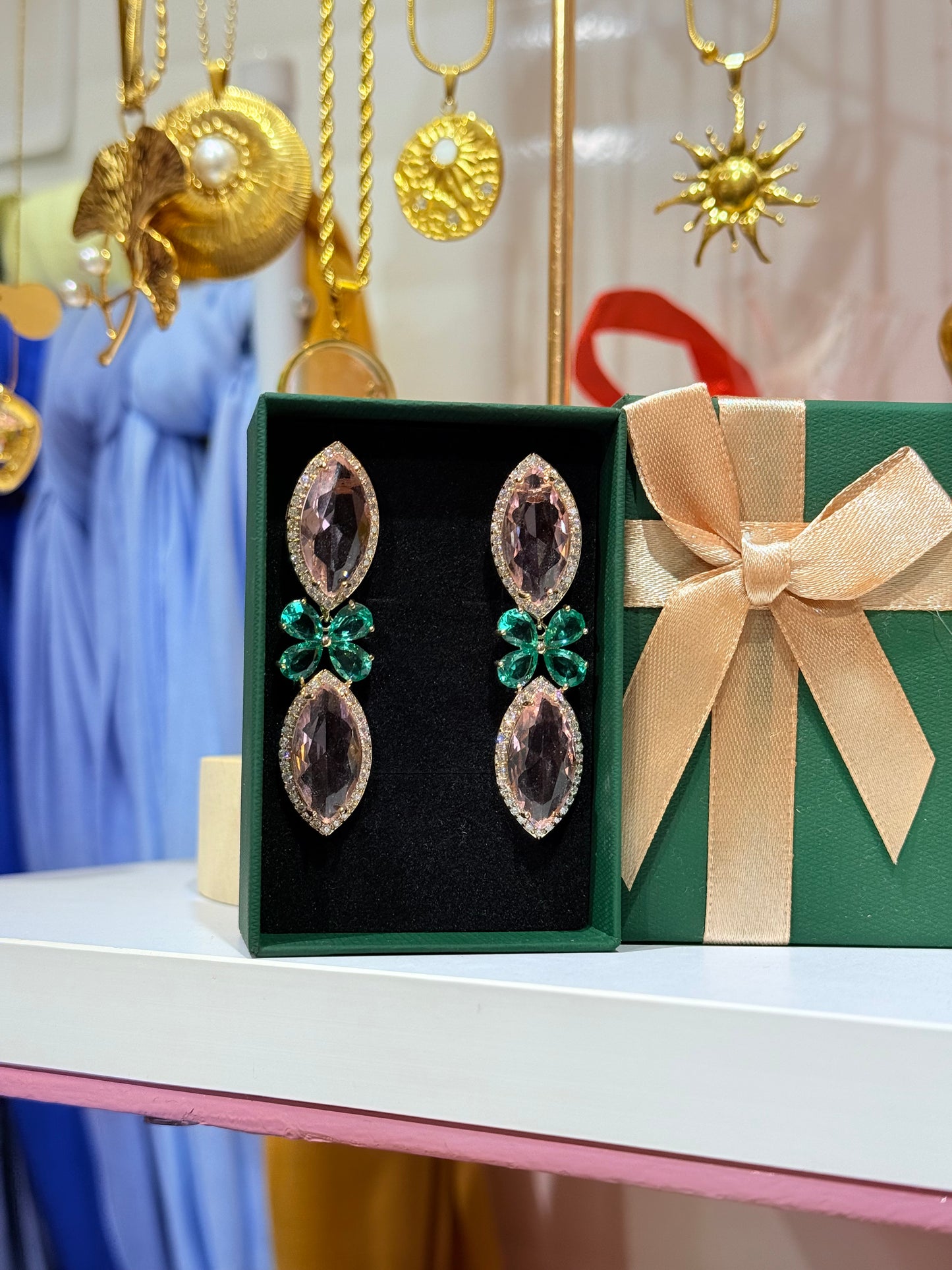 Crystal Whisper Earrings