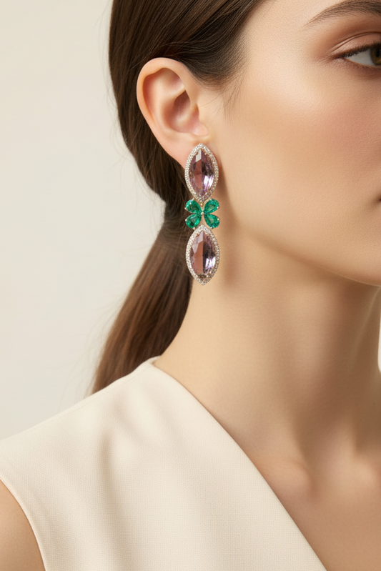 Crystal Whisper Earrings