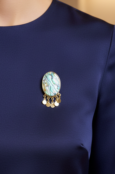 Abalone Dream Magnetic Brooch