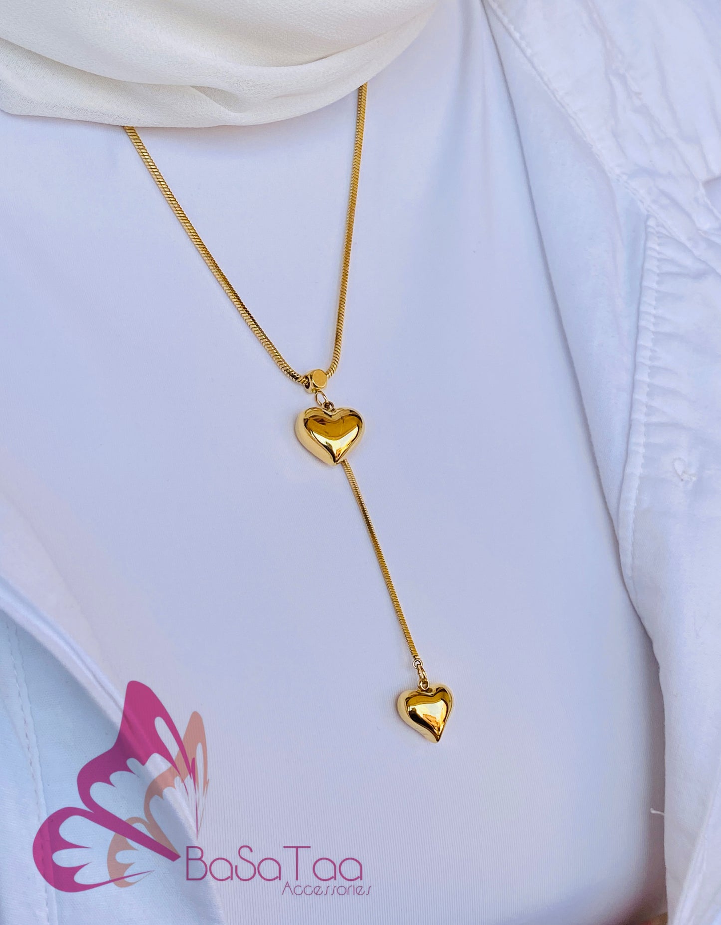 Double Hearts Necklace