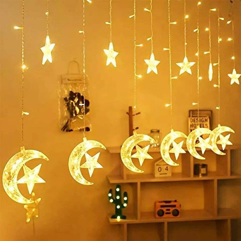 Moon & Stars Led With Remote