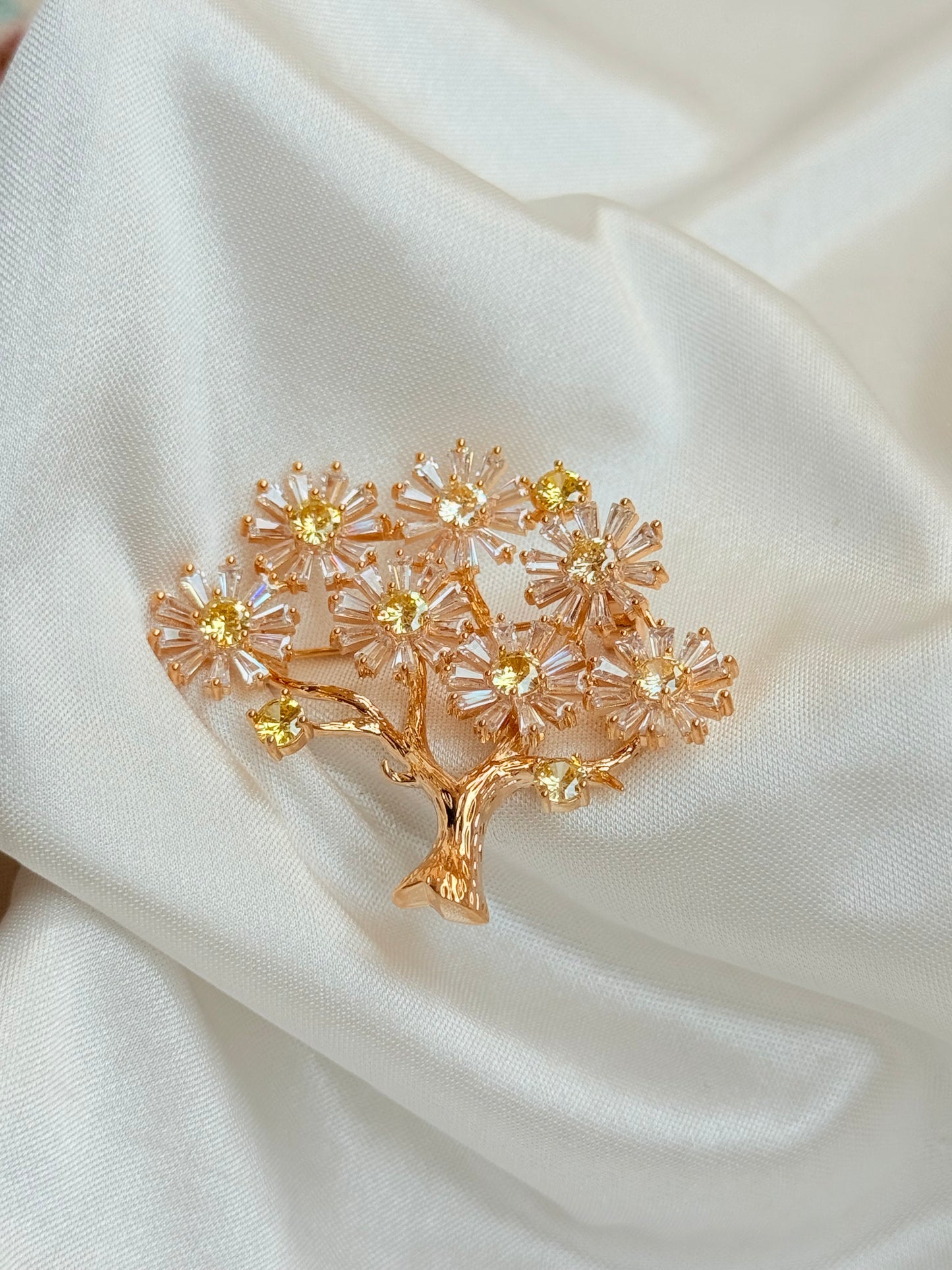 Amber Kiss Brooch
