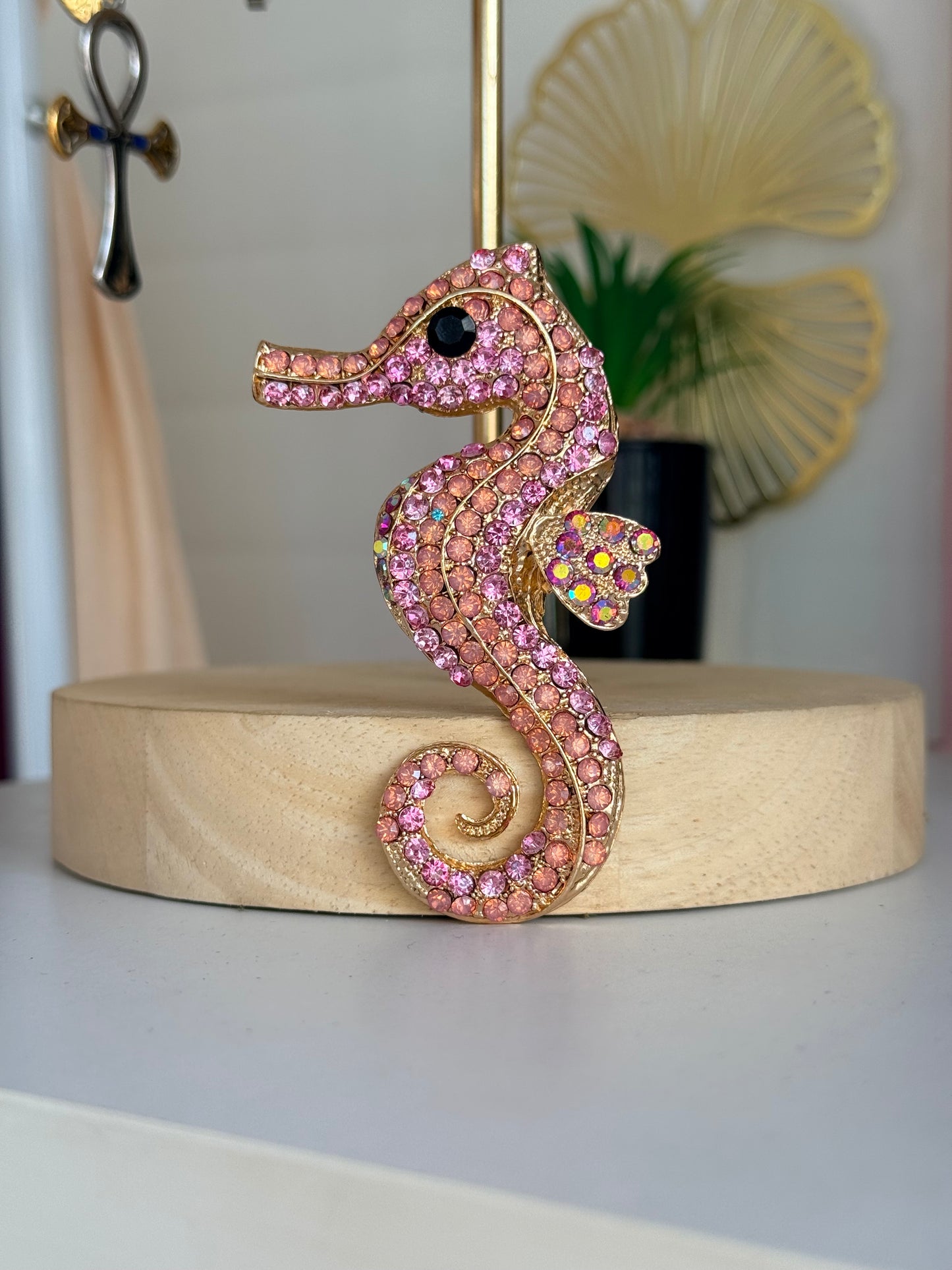 Seahorse Charm Brooch