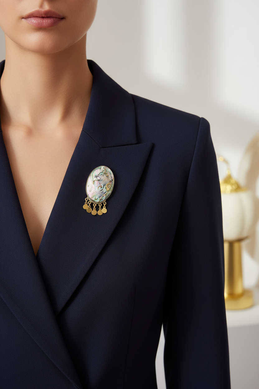 Sea Jewel Magnetic Pin