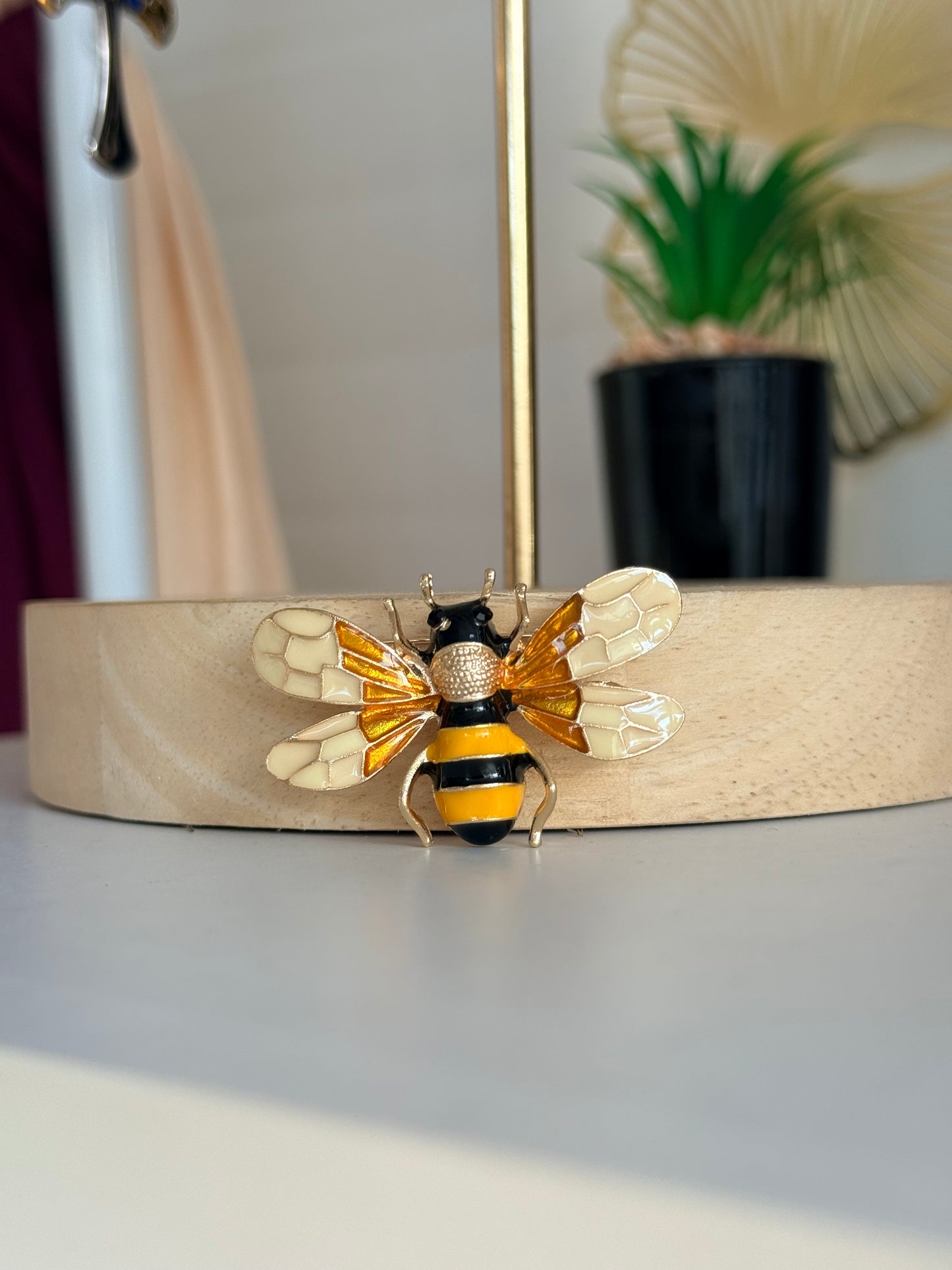 Golden Bee Brooch 🐝 🧡