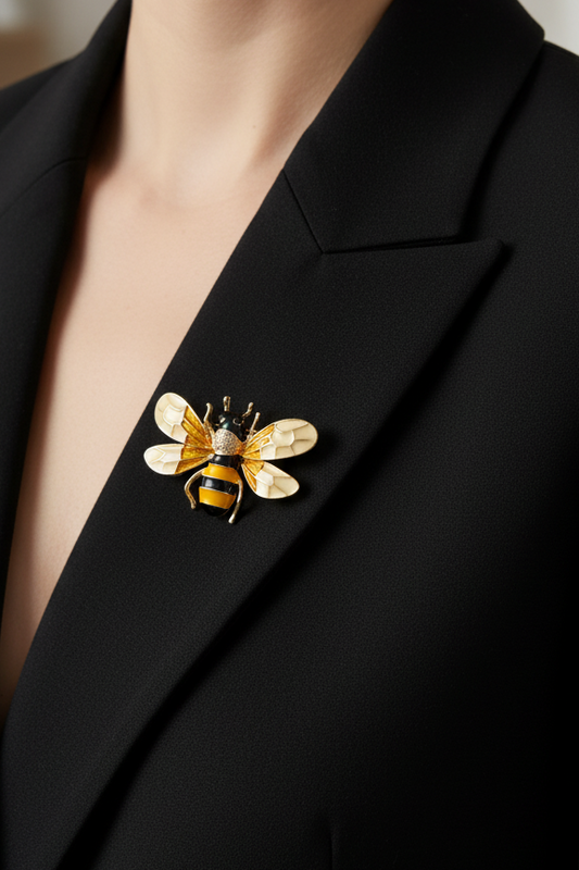 Golden Bee Brooch 🐝 🧡