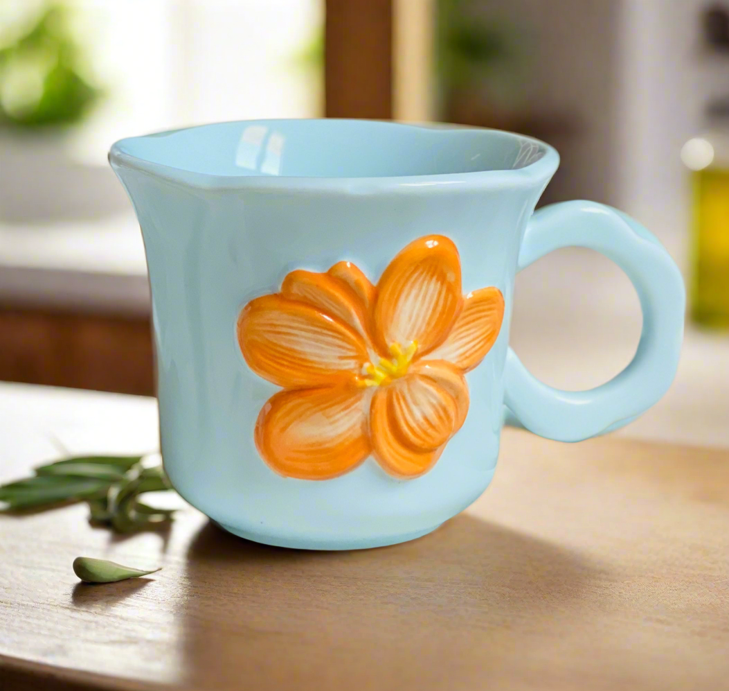 Orange Rose Mug