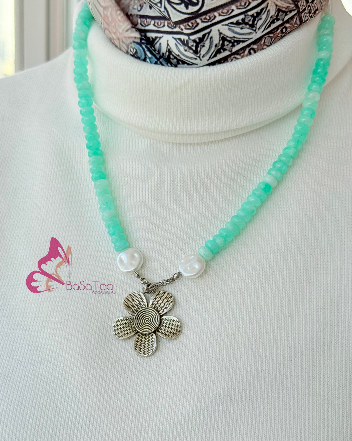 Tiffany Agate Sebha & Necklace