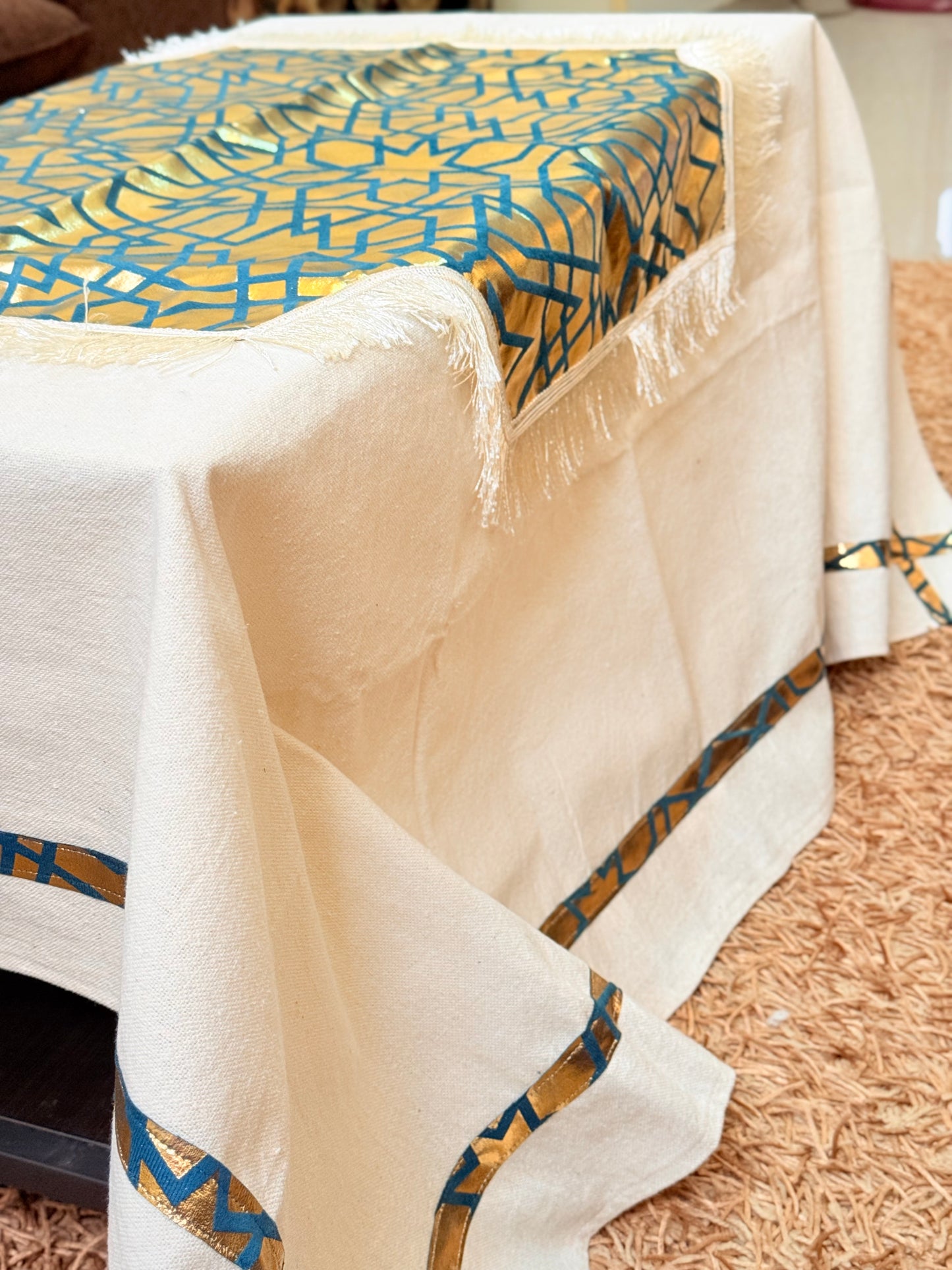 Pure Crescent Ramadan Table Cover