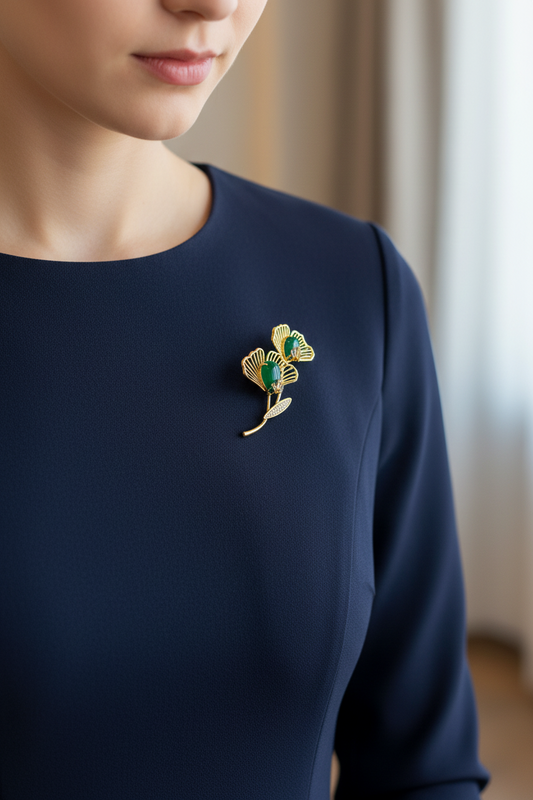 Green Wish Brooch