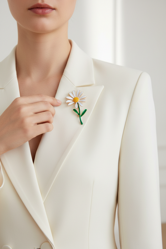 Daisy Brooch
