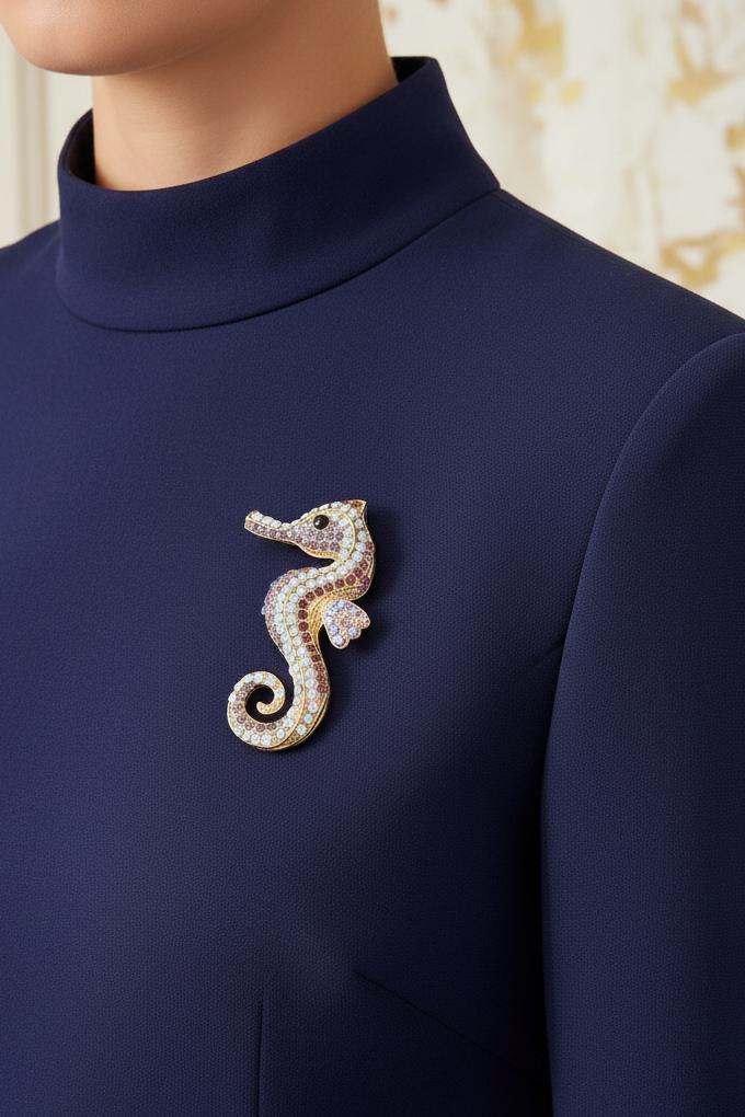 Golden Horizon Brooch