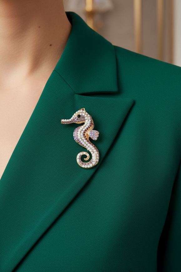 Golden Horizon Brooch