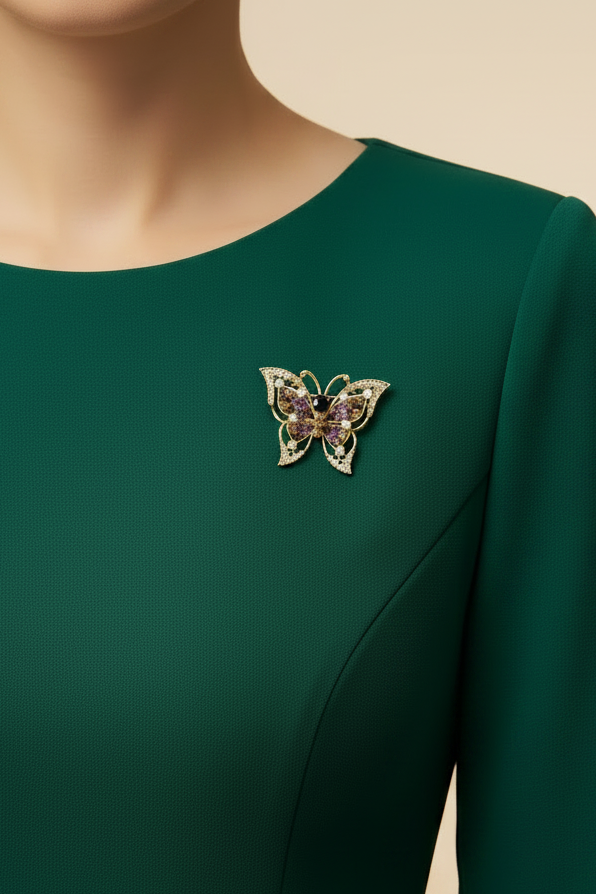 Golden Secret Brooch
