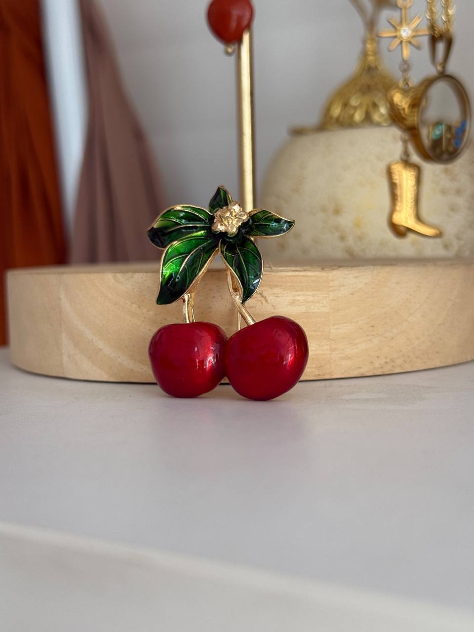 Cherry Brooch