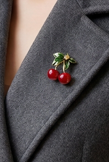 Cherry Brooch