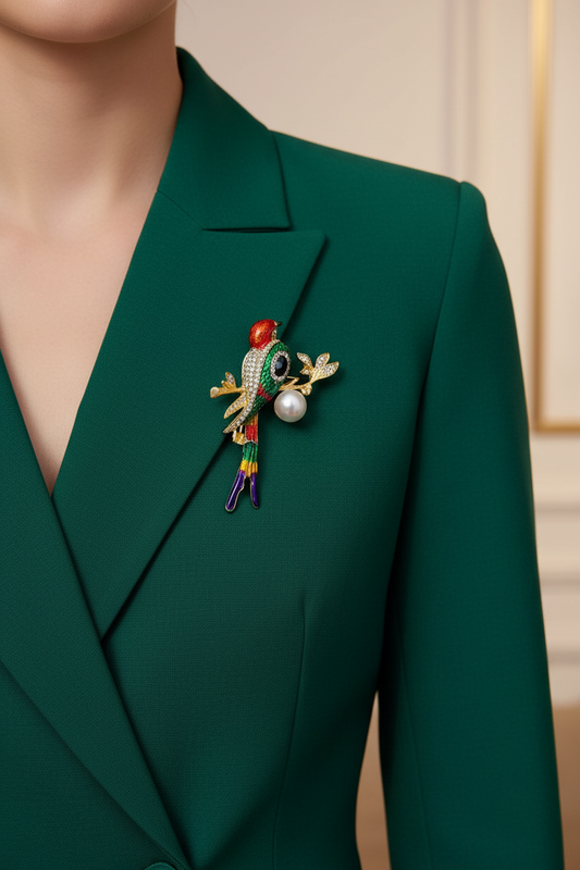 Dawn Bird Brooch