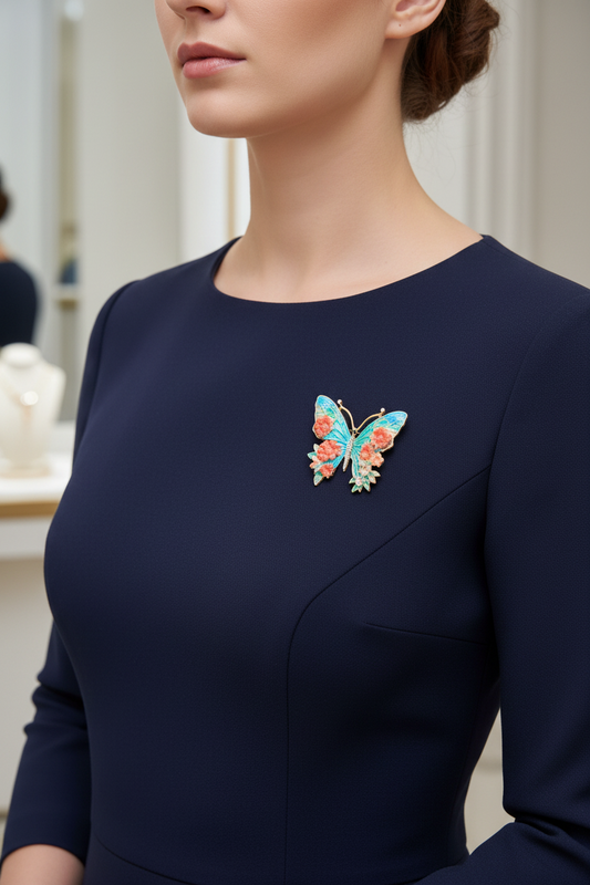 Vintage Butterfly Brooch