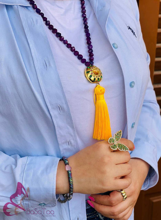 Unique Purple Star Necklace
