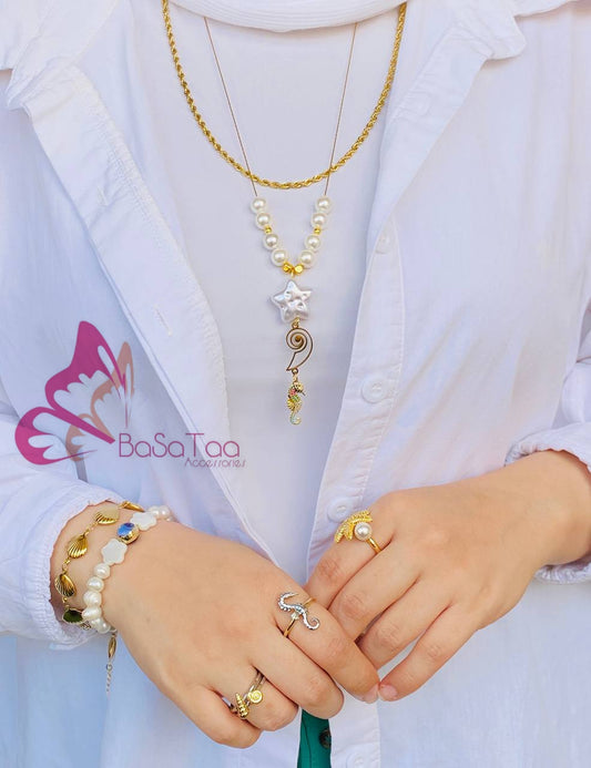 White Sea Necklace “ Each One Sold Separately “