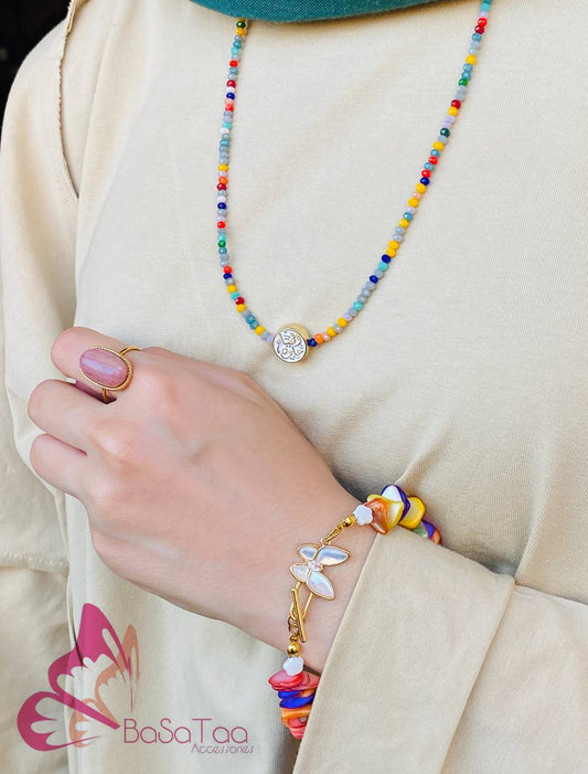 " الحياة حلوة " Necklace