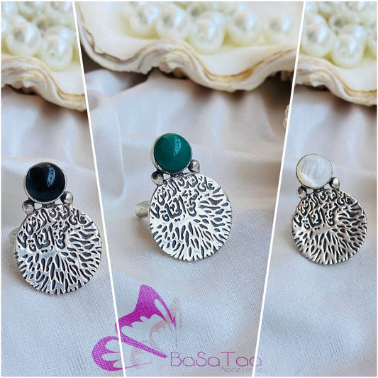 " أصحاب الأرض " Silver Ring