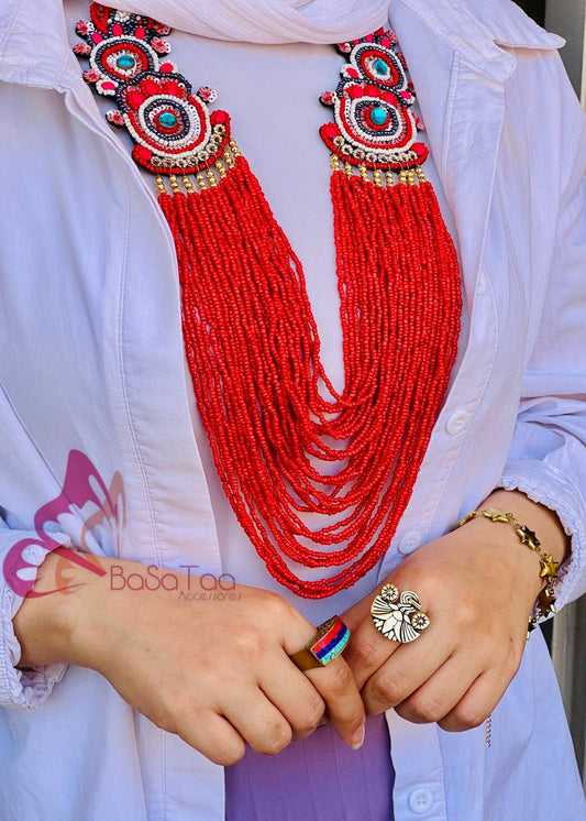 Indian Red Necklace