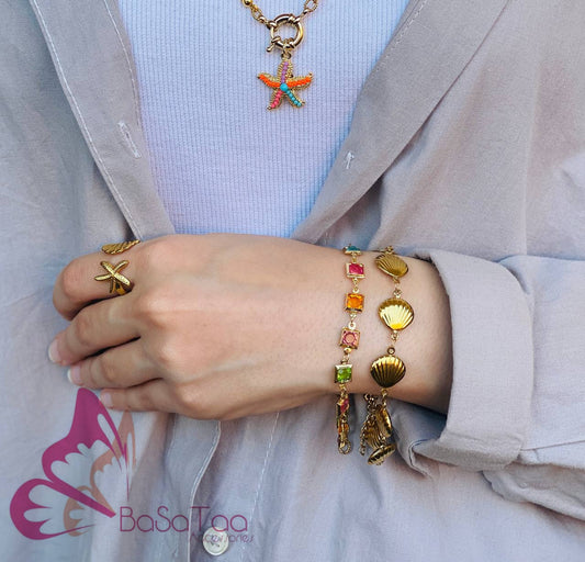 SeaShells Stainless Bracelet